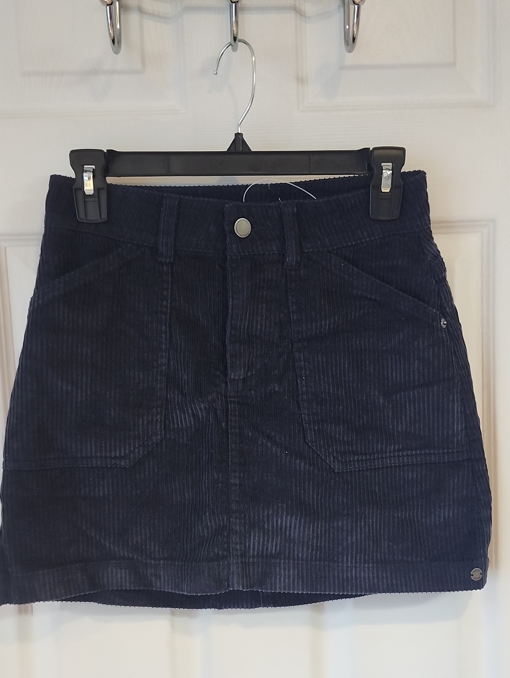 Roxy Navy Corduroy Mini Skirt